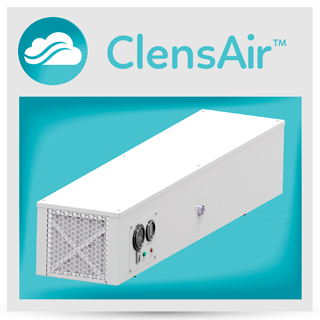 ClensAir™ uses a patented 6-layer purification process to ensure all microorganisms, VOCs, ethylene, airborne mold, and pathogens are eliminated. 
