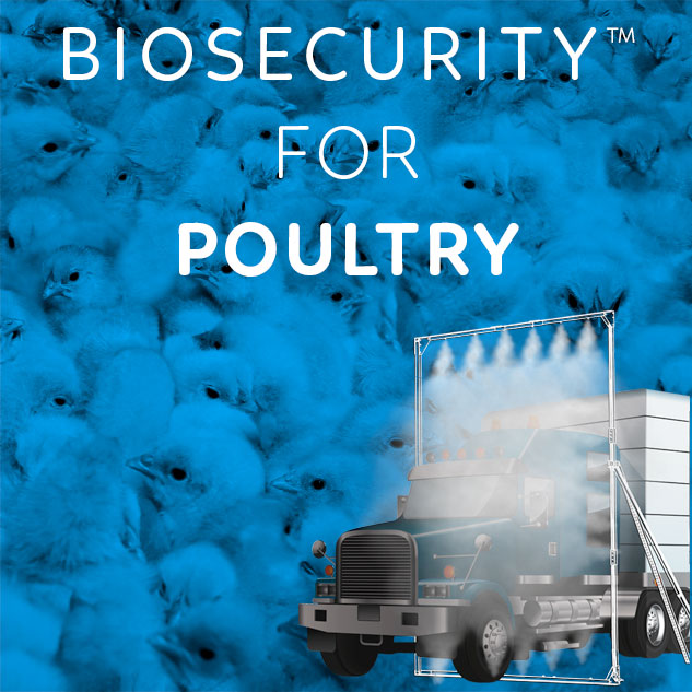 Vehicle Disinfectant for poultry